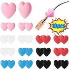 5 Pair Anti Slip Eyeglass Ear Hooks Silicone Glasses Grip Pads For Sports