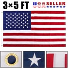 Us American Flag Heavy Duty Luxury Embroidered Stars Sewn Stripes Grommets Nylon