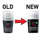 2 Pack Vichy Homme 72hr Anti-perspirant Deodorant Extreme Control 50ml