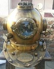 Vintage 18 Inch Diving Helmet Us Navy Mark V Original Antique Divers Helmett