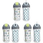 Insulated Straw Sippy Cups For Toddlers 12  Months  9oz  Spill-free Flip-top Lid
