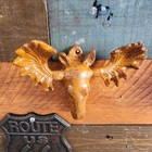 Moose Cast Iron Wall Mounted Bottle Opener  5  X 2 75  