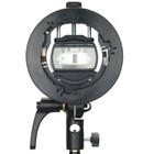 Us 2pcs Godox S2 Speedlite Bracket S-type Bowens Flash Holder Mount For Ad100pro
