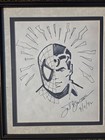 Sal Buscema Original Art Spider-man Spidey-sense Head Sketch 1992 Marvel Vhtf
