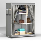 Portable Wardrobe Clothes Armoire Closet Storage Shoe Rack Shelves Bedroom Home