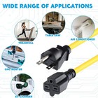 Tellegloww 50ft Nema 6-15 Extension Cord 6-15p Male To 6-15r Female 15 Amp