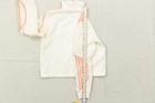 Adidas Originals Women s Small Ivory Pink Windbreaker Track Jacket Trefoil Logo