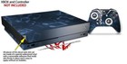 Skin For Xbox One X Console Controller Bokeh Music Blue Decal