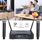 Pro 2 Channel Uhf Wireless Dual Microphone Cordless Handheld Mic System Us Stock
