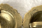 Visalia Stock Saddle Co 1-7 8  Silver Loopback Bridle Rosettes Conchos horsehead