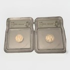 Set Of Three 1945 Mercury Dime 10c Icg Certified - Vf xf 90  Silver - Slabbed