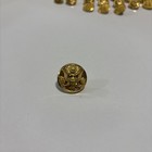 23 Military Jacket Buttons    Antique Vintage Gold Tone Metal Collector Lot