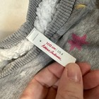 Hanna Andersson Kids Gray Sherpa Lined Star Sweatshirt 100cm Us 4 Fwh19