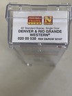 Micro Trains N Scale Denver   Rio Grande Western 40    Box Car  Nib  D rgw 50167