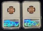 In-hand 2025 P   D Lincoln Shield 1c Cent 2 Coin Set Ngc Ms68 Rd Last Penny Fdoi