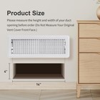 Ve Ni Scc 4x14 White Floor Vent 2 Pack