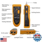 Mjiashou Ethernet Tester Rj45 Rj11 cable Tracker  Network Cable Tester lan Tr