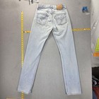 Vintage Levis 501 Jeans Mens Blue Light Wash Made In Usa Button Fly Fits 27x35