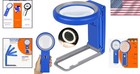Portable Led Magnifying Glass 30x 40x - Perfect For Seniors And Low Vision
