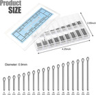 360 Pcs 6-23mm Watch Band Link Cotter Pins Assortment  Watch Strap Bars  Watch