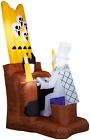 7  Gemmy Haunted Mansion Organ Player Animated Airblown Inflatable Disney