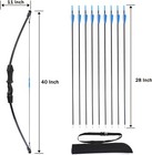 Arco De Flecha  Kit De Arco Recurvo Para Deportes  Caza  Tiro Con Arco Nuevo Us