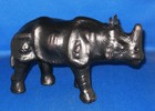12  Leather Rhino   leatherines      decorative Piece    Great Childrens Toy