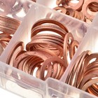 200pcs Oil Drain Plug Gasket Assortment oil Crush Washer Seals Kit automotive