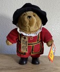 Rare Paddington Bear Vintage Plush British Beefeater Guard 7    W  Tags Fs