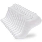 Ankle Socks Women - 6 12pairs Men Low Cut No Show Athletics 7-9 6pairs-white