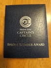 Pacific Princess Captain s Circle Special Member Award Glass Art Engraving