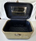 Vintage 1950s Carrylite Train Case W  Mirror     Mid-century     Lock Works