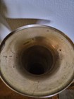Vintage Hand-etched Brass Vase Made In India