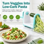 Veggie Spiralizer With 5 Blades  Zucchini Noodle Maker   Slicer