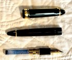 Sailor Founded 1911 Japan W 14k Nib Large Blk gold Fountain Pen 585 h-ef  Euc
