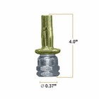 Sammys Xp 35 3 8 Inch Vertical Threaded Rod  Steel Electro-zinc Finish 50 Pieces
