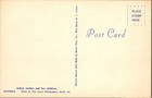 Native American Woman Children Unp Chrome Postcard
