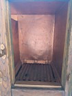 Oak Antique Ice Box Refrigerator