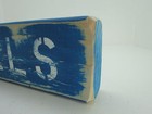 12 Inch Wood Hand Painted Gulls Sign Nautical Seafood   s694 