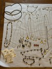 Mixed 925 Sterling Silver Jewelry Lot Wearable 270 Grams Not Scrap Excellent
