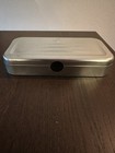 Swiss Airlines Victorinox Metal Amenity Kit Silver Never Opened  Contents Inside