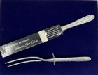 Silver Steak Carving Knife Set By Towle Flutes Pattern Sterling Silver