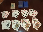 Antique 1918  Uspcc 930 Ivory Pinochle Deck Box W  2 Cent  Tax Stamp Wwi Era 