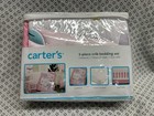 Nojo Carters Blue Elephant - Chambray  Pink  Gray And White Elephant  Moon 