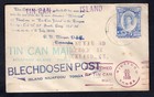 Tonga 1936 Toga Niuafoou Tin Can Mail Cover