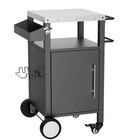Outdoor Grill Cart Grill Table With Storage Rolling Bar Cart Outdoor Bbq Cart