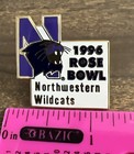 Vintage 1996 Rose Bowl Northwestern Wildcats Ncaa Football Hat Lapel Pin Vtg  L