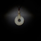 Chinese Antique Han Dynasty Hetian Ancient Jade Carved Chi Dragon Jade Pendants