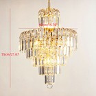 Elegant Crystal Chandelier Modern Ceiling Light Pendant Lamp Lighting Fixture
