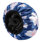 Terry Lined Shower Caps For Women  Triple Layer Large Reusable Shower Caps